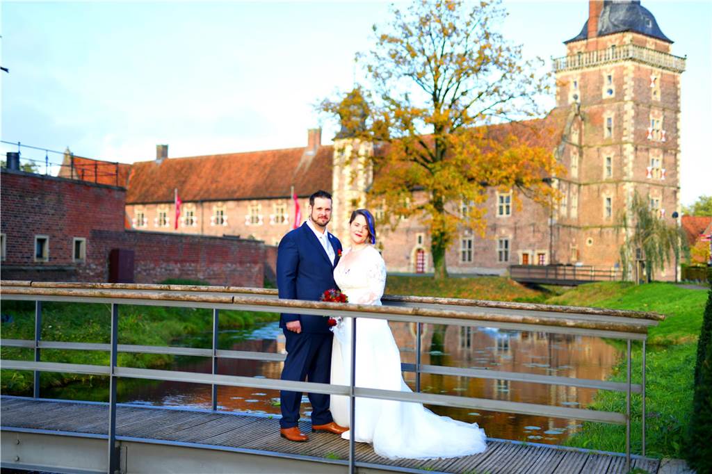 Vom Grab zum Ehebund: Hochzeit an Halloween für Silvana und Manuel Hochzeit Schloss Raesfeld