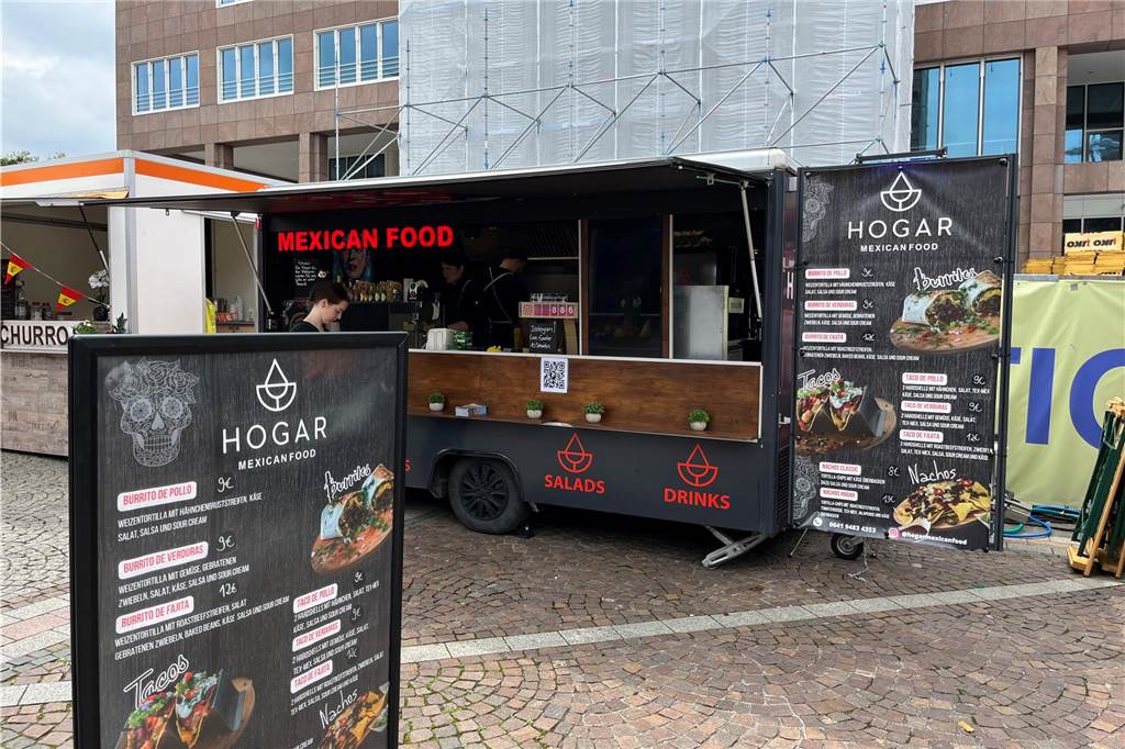 Bei „Hogar“ gibt es mexikanisches Essen: Burritos, Tacos, Nachos.