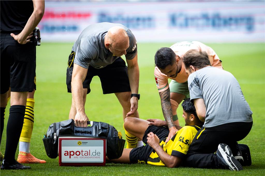 Mit Dahoud geht die BVB-Struktur – Can stiftet mehr Unruhe als Ordnung Bei Mahmoud Dahoud musste die ausgerenkte Schulter wieder ins Gelenk gerückt werden. Der Taktgeber fehlte dem BVB gegen Bremen sehr.