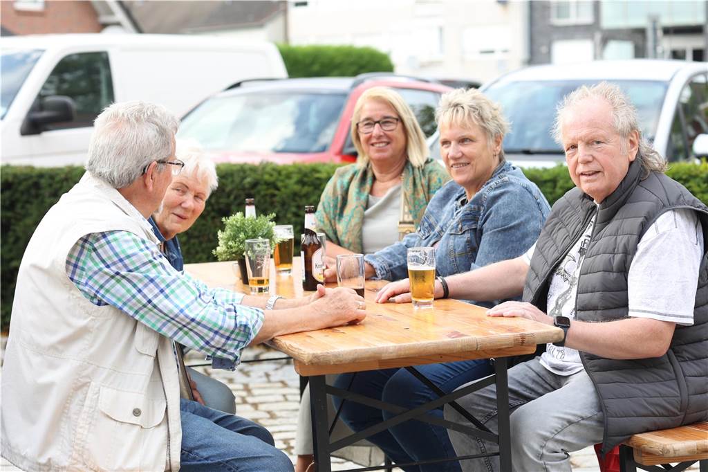 Bei "Selm trifft sich" spielte am Freitag (23. August) die Lüdinghauser Cover-Band "Feeling Alright".