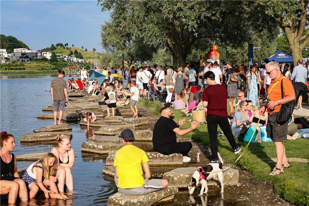 Glühende Hitze bei den DJ Picknicks am Dortmunder Phoenix-See Bei sommerlichen Temperaturen feierten die Besucher des DJ Picknicks am Phoenix-See.