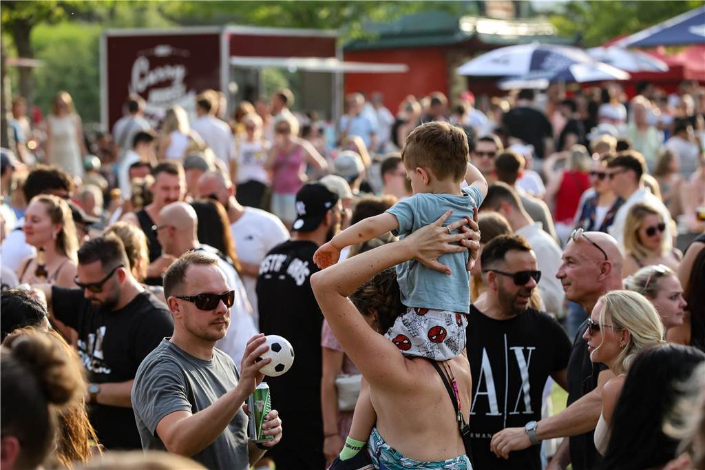 Bei sommerlichen Temperaturen feierten die Besucher des DJ Picknicks am Phoenix-See.
