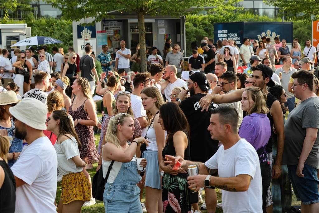 Bei sommerlichen Temperaturen feierten die Besucher des DJ Picknicks am Phoenix-See.