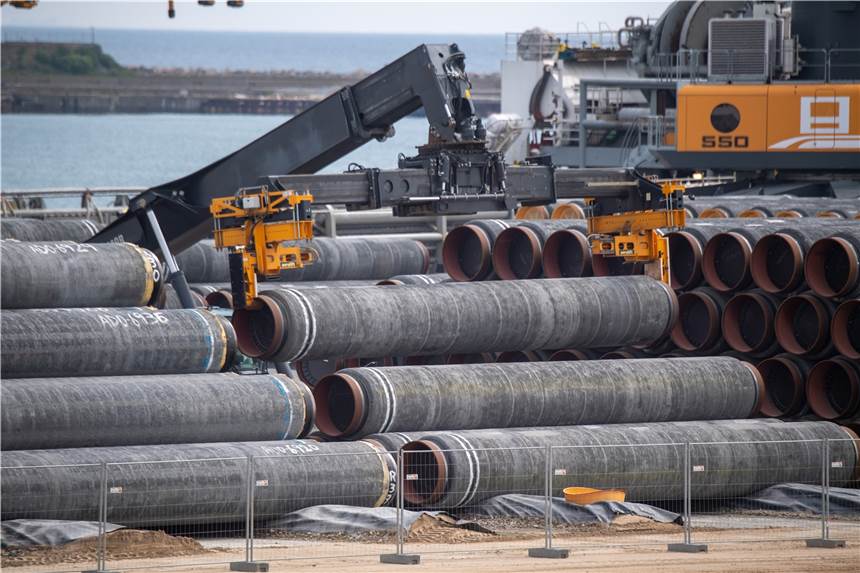 Verhandlungen über Freistellung der Nord Stream 2 von Gasregulierung Beim Bau der Ostseepipeline Nord Stream 2 gibt es Konflikte.