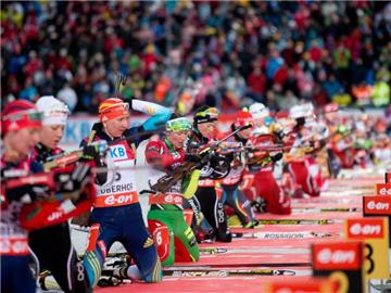 Beim Biathlon in Oberhof ist immer viel los. Foto: Kay Nietfeld