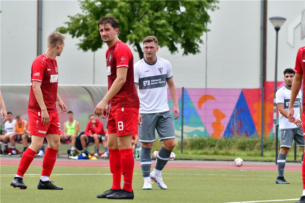 Bezirksliga-Absteiger und Auflösung: Chaotische Zustände beim BSV Roxel Spielszene Werner SC - BSV Roxel.