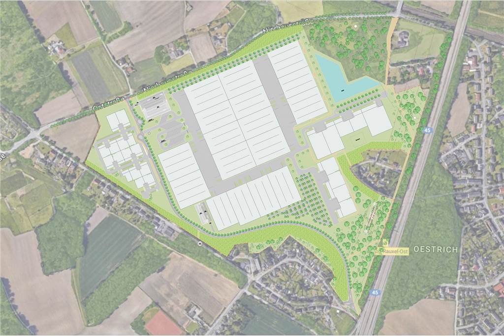 Pläne für den „LogPoint Ruhr“ vor der Entscheidung – Kritik aus Mengede Beim Bürgerdialog im Februar 2021 visualisierte die LogPoint Ruhr GmbH die geplante Nutzung des ehemaligen Kraftwerksgeländes. Im mittleren Berich sollen große Hallen für Logistik entstehen, im Westen, auf Castrop-Rauxeler Gebiet und im Südosten an der Kreuzloh-Siedlung Gewerbebetriebe.