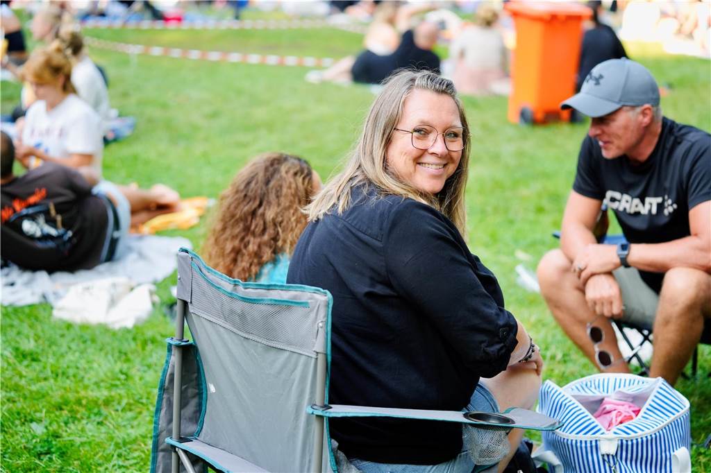 Beim DJ Picknick im Westpark hatten die Besucher bei strahlendem Sonnenschein viel Spaß.