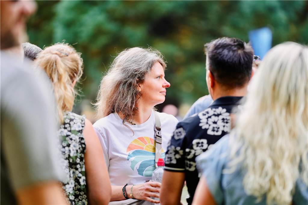 Beim DJ Picknick im Westpark hatten die Besucher bei strahlendem Sonnenschein viel Spaß.