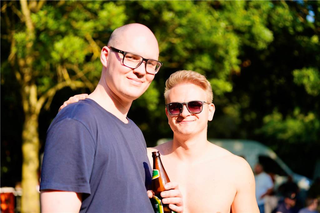 Beim DJ Picknick im Westpark hatten die Besucher bei strahlendem Sonnenschein viel Spaß.