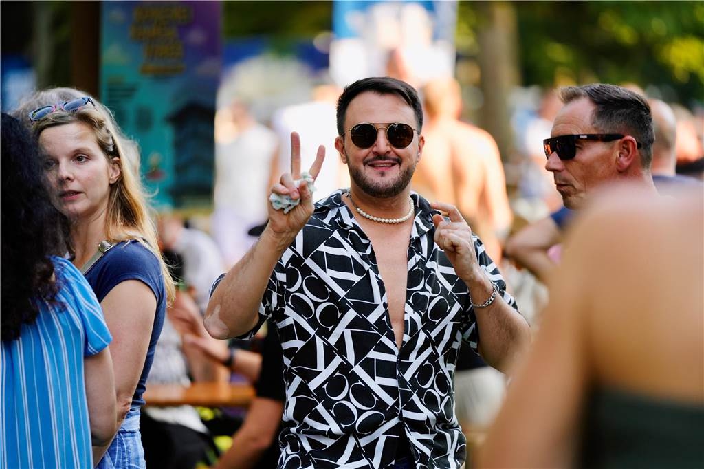 Beim DJ Picknick im Westpark hatten die Besucher bei strahlendem Sonnenschein viel Spaß.