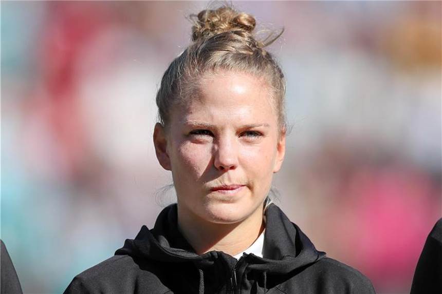 Beim furiosen 10:1 gegen Leverkusen hat auch Leonie Maier getroffen. Foto: Jan Woitas