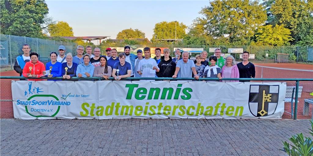 Kein Interesse am Dorstener Stadtmeistertitel? Tennis-Stadtmeisterschaft Dorsten, Sieger und Platzierte