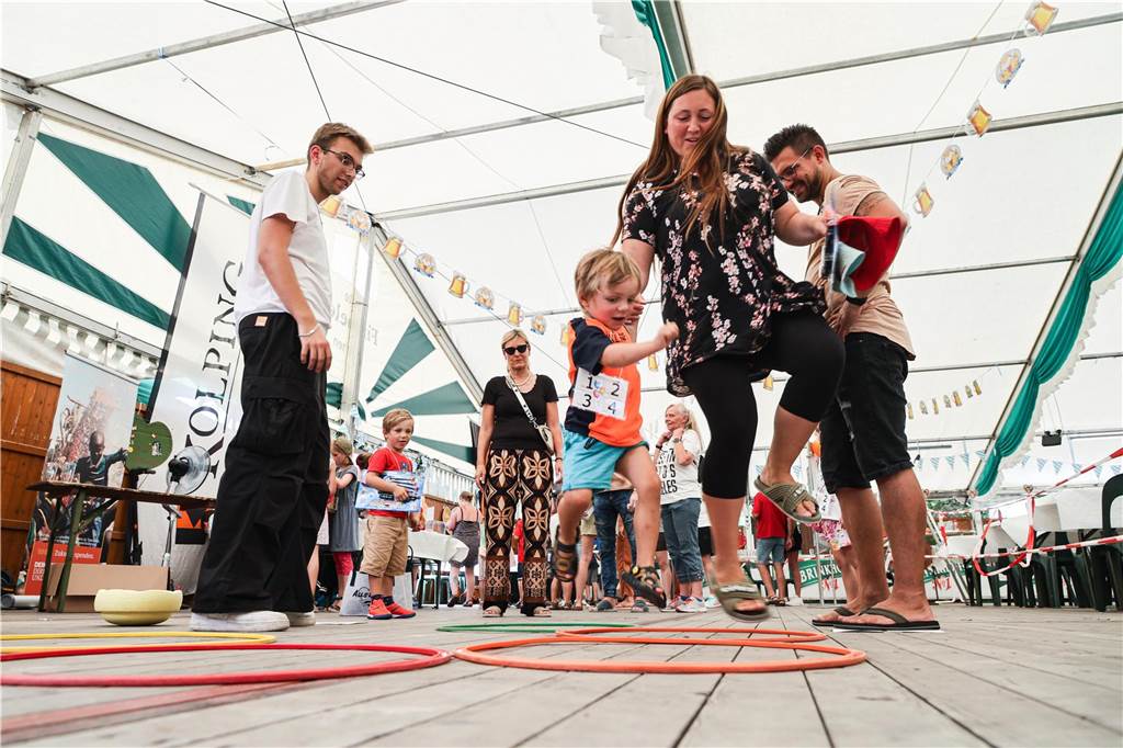 Beim Kindernachmittag am Samstag rückte das Husener Dorffest die Jüngsten des Stadtteils in den Fokus.