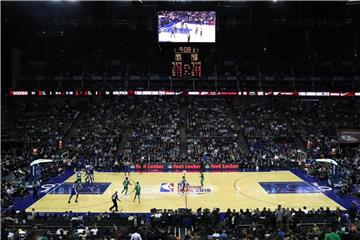 Beim NBA London Game 2018 trafen die Philadelphia 76ers auf die Boston Celtics. Foto: Simon Cooper/PA Wire