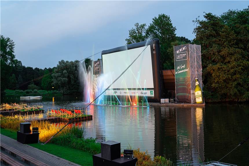 Beim "PSD Bank Sommerkino im Westfalenpark" werden im Sommer wieder Filme an der Seebühne gezeigt.