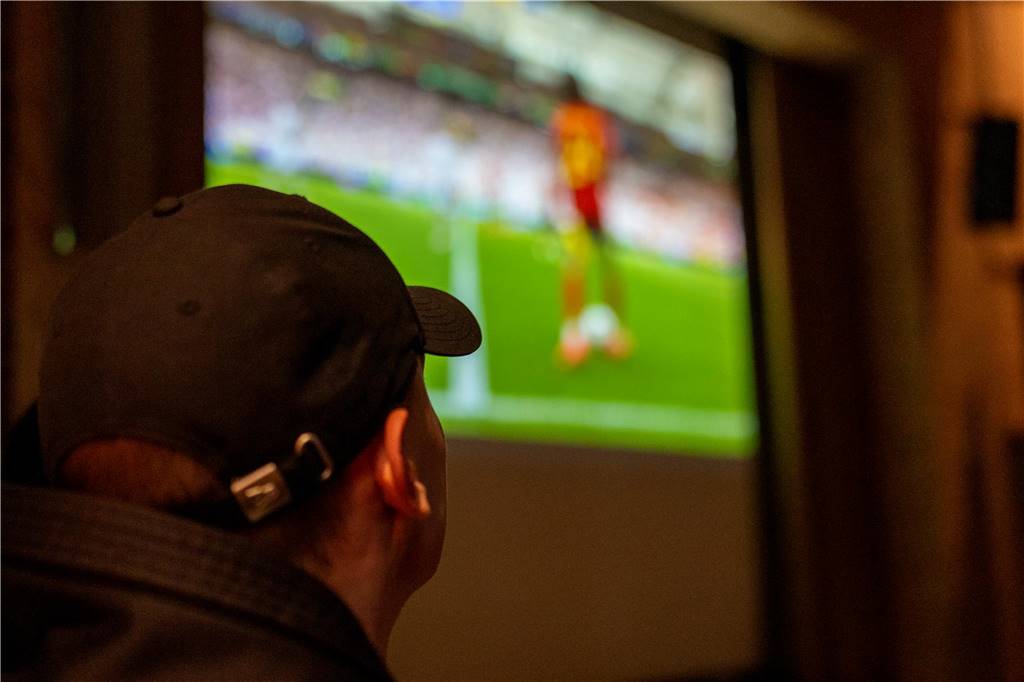 Beim Public Viewing in Selm hofften die Fußball-Fans auf einen Sieg der deutschen Mannschaft.