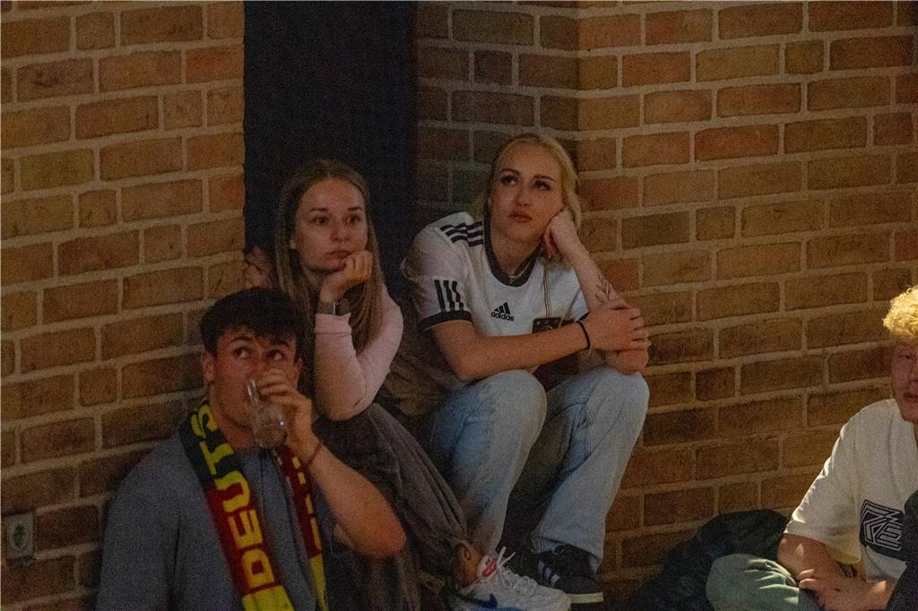 Beim Public Viewing in Selm hofften die Fußball-Fans auf einen Sieg der deutschen Mannschaft.