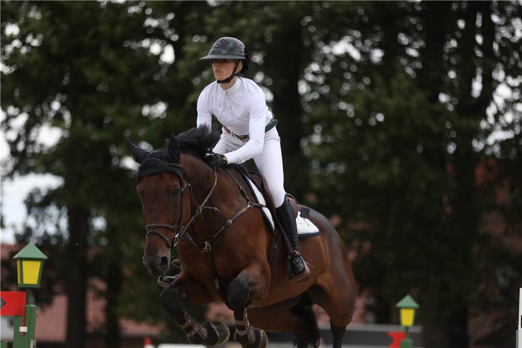 Beim S*-Springen am Freitag und M*-Springen am Samstag stellten auch viele Lokalmatadoren wie Silvia und Lutz Gripshöver, Stephan Schwert (alle RFV St. Georg Werne), Niklas Braun, Rainer Peter (beide ZRFV Lützow Selm-Bork-Olfen), Frieda Heinrich und Marie Ligges (beide RFV von Nagel Herbern) ihr Können unter Beweis.