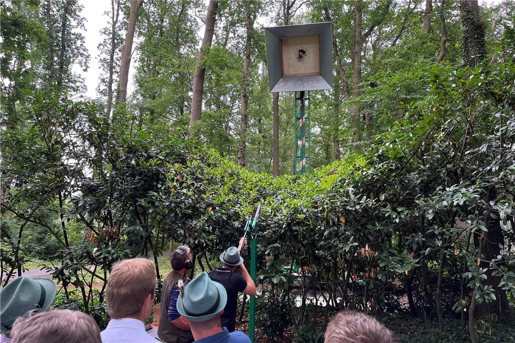 Schützenfeste in Vreden und Umgebung: An diesen Tagen wird gefeiert Ein Schütze zielt auf den Holzvogel