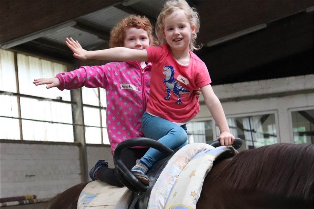 Corona zum Trotz: Schnuppervoltigieren für Kids beim Heeker Reitverein Beim Schnuppervoltigieren lernen die Kinder den Umgang mit den Pferden und den Sport kennen.