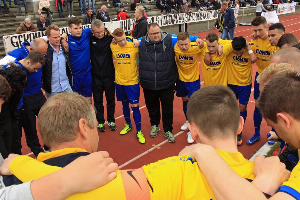 Als der SV Herbern als Kreispokalsieger einen seiner größten Titel holte Beim SV Herbern war der Teamspirit groß.