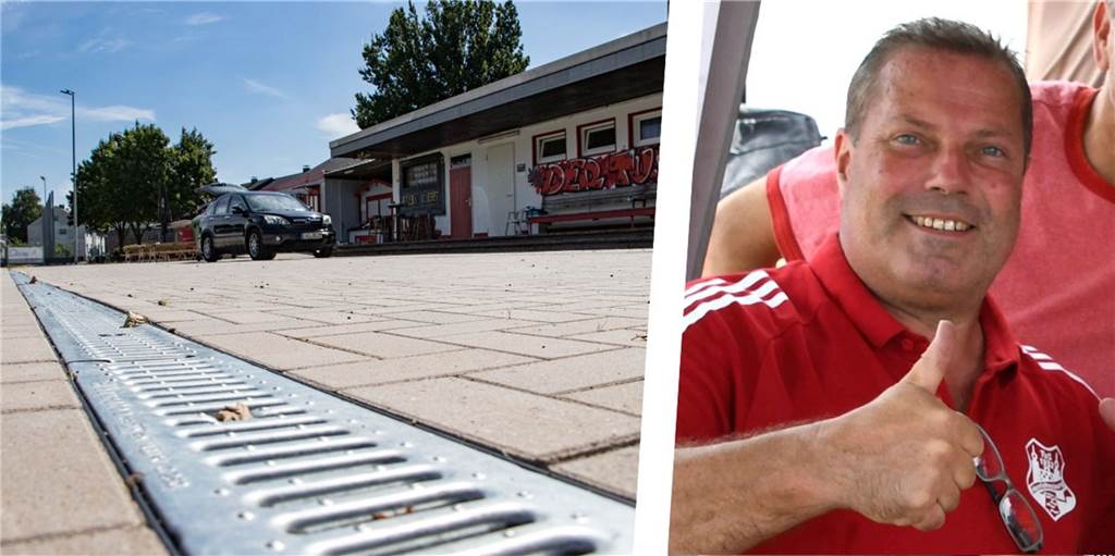 TuS Henrichenburg verbannt langjährigen Gegner von der Lambertstraße Beim TuS Henrichenburg an der Lambertstraße ist der Bereich zwischen Naturrasen und Vereinsheim nun gepflastert. Die Schlammwüste, die dort bei Regen entstand, ist Vergangenheit.