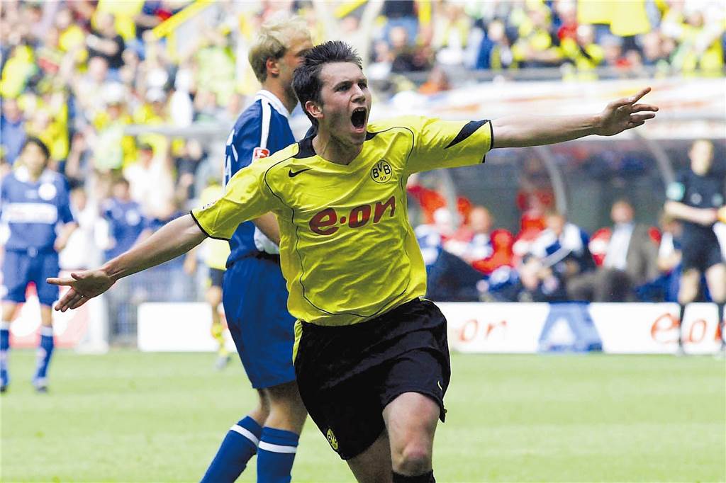 Für Marc Kruska begann vor 15 Jahren die Profi-Karriere - Sie endete mit einem Höhepunkt Bejubelte sein 1. Bundesliga-Tor im Spiel gegen Hansa Rostock: Marc Kruska