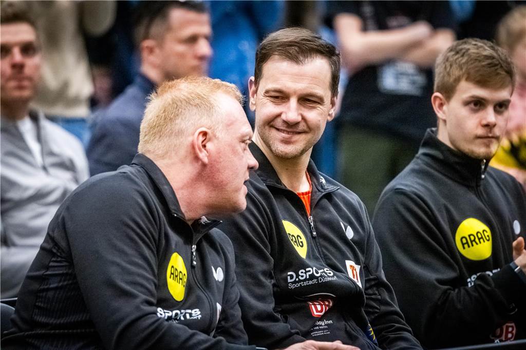 Bekannte BVB-Gesichter wie Hans-Joachim Watzke, Carsten Cramer und Reinhold Lunow besuchte das Bundesliga-Spiel Borussia Dortmunds gegen Tischtennis-Legende Timo Boll und Borussia Düsseldorf.