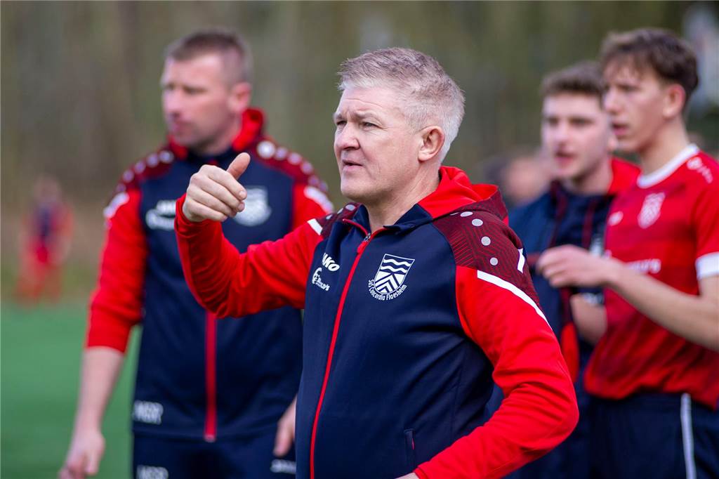 Bekommt viele neue Talente: Concordia Flaesheims Trainer Michael Onnebrink.