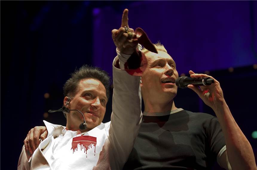 Die Ärzte kommen nach Dortmund in die Westfalenhalle Bela B. (l) und Farin Urlaub von der Band „Die Ärzte“ haben zuletzt im Jahr 2011 in Dortmund gespielt.