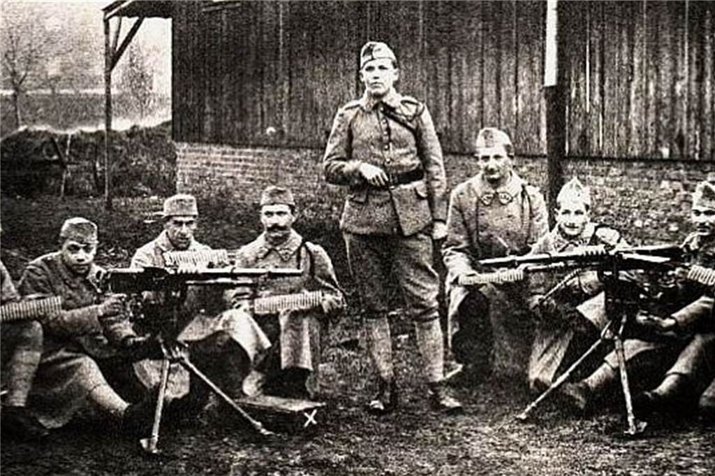 Im Ruhrkampf: Vor 100 Jahren besetzten belgische Soldaten Dorsten Belgischer Maschinengewehrzug an der Lippe