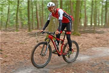 Ben Zwiehoff, Profi-Mountainbiker aus Essen, hatte einen Teil der Radroute bereits getestet.