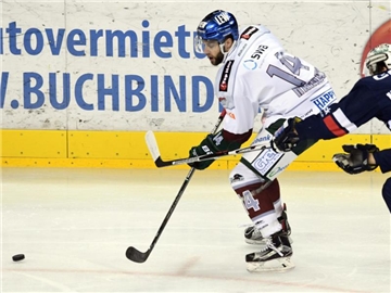 Benjamin Hanowski traf für die Augsburger Panther. Foto: Soeren Stache