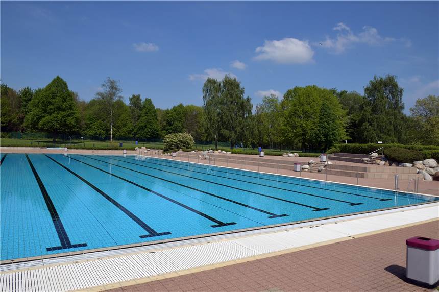 Freibad Cappenberger See öffnet am Wochenende - der Sommer kommt Bereit für die Saison: Das Freibad am Cappenberger See.
