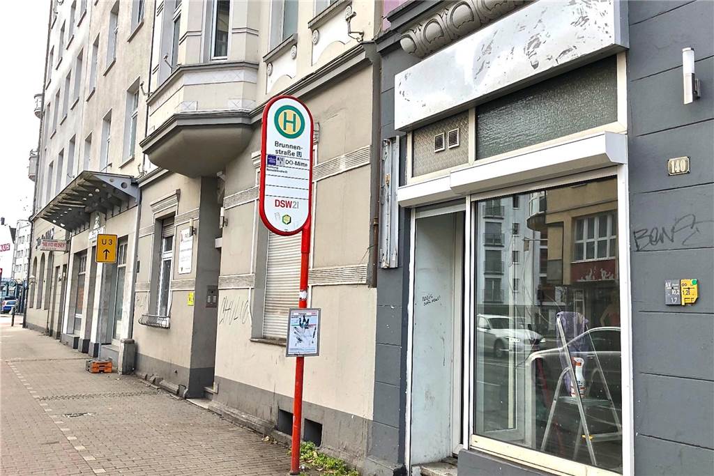 Traditionsreiche Nordstadt-Kneipe soll Weinladen und Restaurant werden Bereits im Dezember eröffnet das "Stachelschwein": ein Pop-up-Weinstore in Sichtweite zum Alten Schloß (am linken Bildrand). Verkehrsgünstig gelegen wird hier vorerst der Weinverkauf stattfinden.
