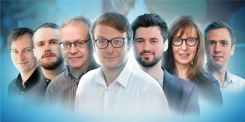 Video-Sendung: Landtagswahl in Dortmund - Ergebnisse, Stimmen, alle Infos Berichten für Sie live aus Dortmund zur Landtagswahl (v.l.): Reporter Björn Althoff, Robin Albers, Oliver Volmerich, Felix Guth, Moderator Lukas Wittland, unsere stellvertretende Redaktionsleiterin Gaby Kolle und Reporter Bastian Pietsch.