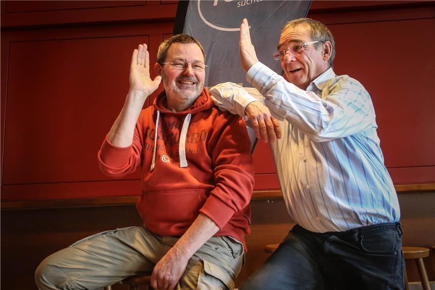 Der Selbsthilfeverein Return unterstützt Süchtige Bernd Forsthoff (l.) folgt dem Mitbegründer Wolfgang Ullrich als Vorstandsvorsitzender bei Return.