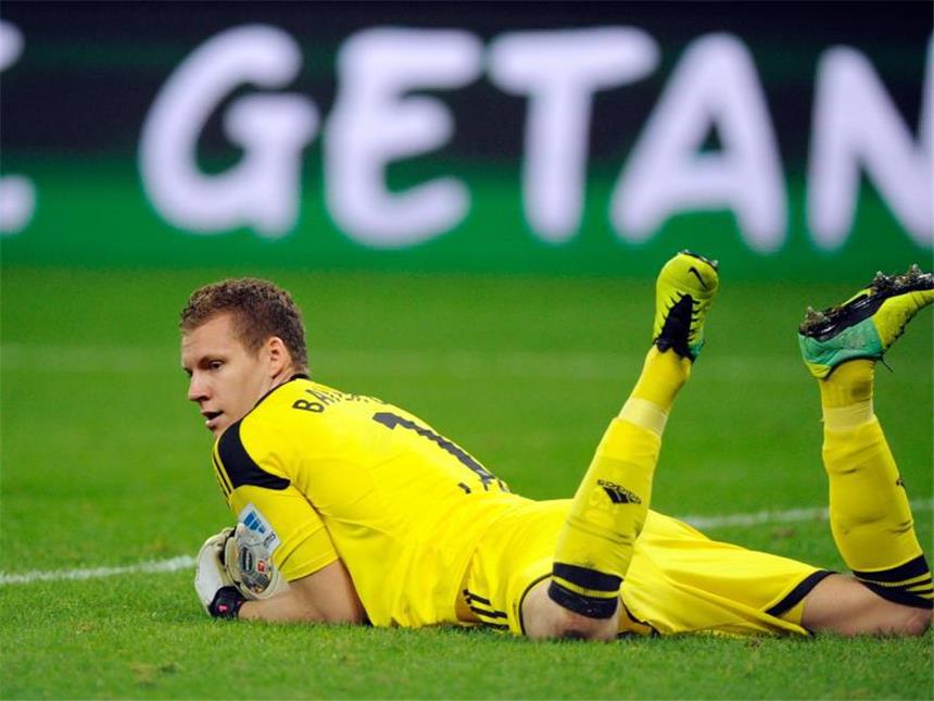 Bayer-Torwart Leno sagt Teilnahme bei U 21 ab Bernd Leno ist nicht fit für einen Einsatz bei der Nationalmanschaft. Foto: Marius Becker