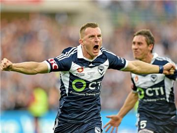 Besart Berisha schoss Melbourne Victory zur australischen Meisterschaft. Foto: Joe Castro