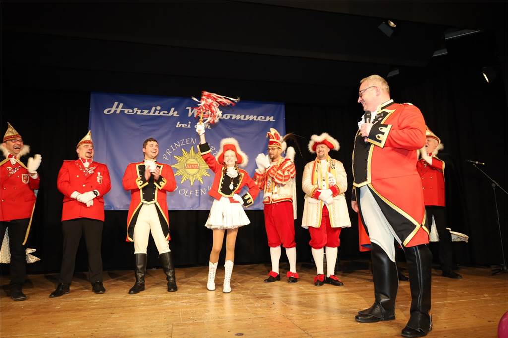 Beste Laune herrschte bei der Damensitzung in Olfen.
