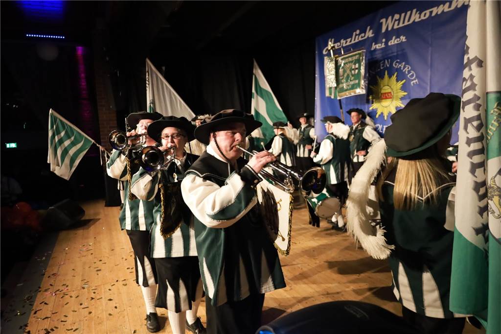 Beste Laune herrschte bei der Damensitzung in Olfen.