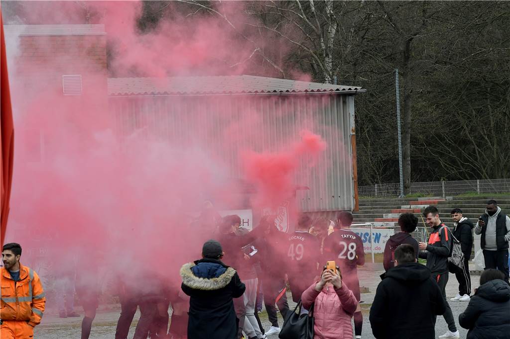 Beste Stimmung, hier bei einem Spiel der zweiten Mannschaft des Lüner SV.
