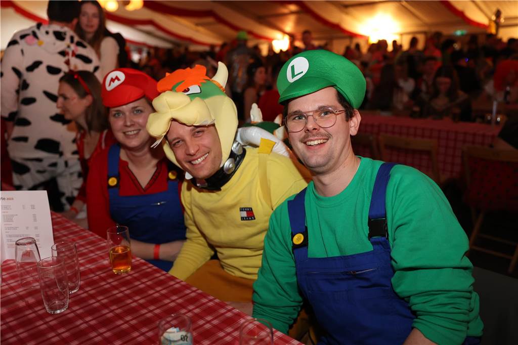 Beste Stimmung, Tänze, Party: Beim Großen Prinzenball am Sonntag (19. Februar) im Zelt an der Stadthalle ging es hoch her.