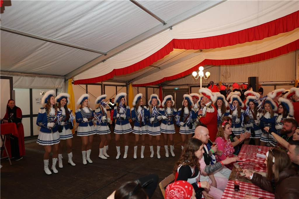 Beste Stimmung, Tänze, Party: Beim Großen Prinzenball am Sonntag (19. Februar) im Zelt an der Stadthalle ging es hoch her.