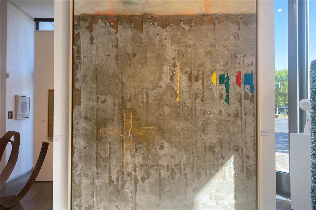 Ein New Yorker Künstler ist zu Gast im Artpark Schermbeck Kunsterk Beton Gold