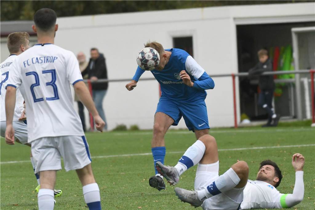 Bezirksliga-Schlusslicht FC Frohlinde kam im Castrop-Rauxeler Derby des zehnten Spieltages nach einem 0:1 zu einem 1:1 beim FC Castrop-Rauxel.