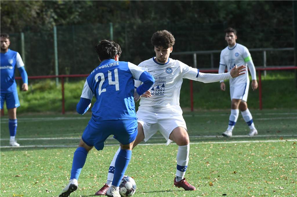Bezirksliga-Schlusslicht FC Frohlinde kam im Castrop-Rauxeler Derby des zehnten Spieltages nach einem 0:1 zu einem 1:1 beim FC Castrop-Rauxel.