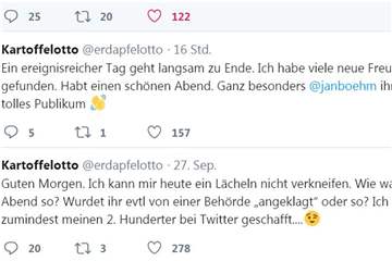 Dortmunder Polizei droht "Kartoffelotto" bei Twitter mit Anzeige wegen Beleidigung
