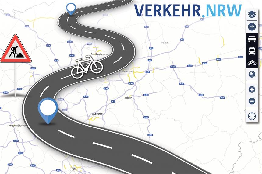 Verkehr in NRW: Alle Staus, Infos und Routen auf einen Blick – für Autos, Bahn und Fahrrad Verkehr in NRW: Alle Staus, Infos und Routen auf einen Blick – für Autos, Bahn und Fahrrad